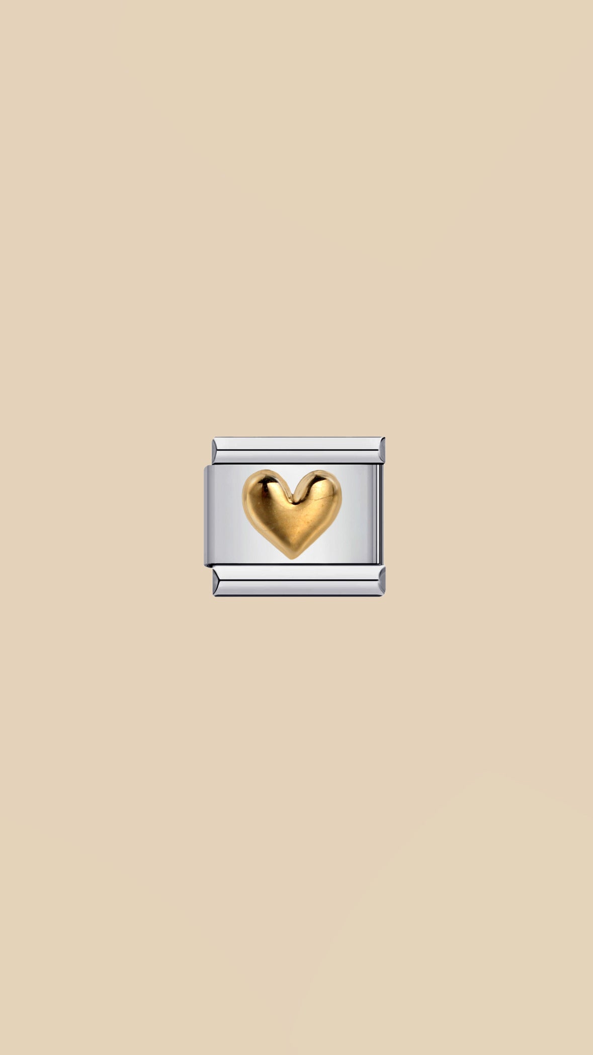 Golden Heart Charm