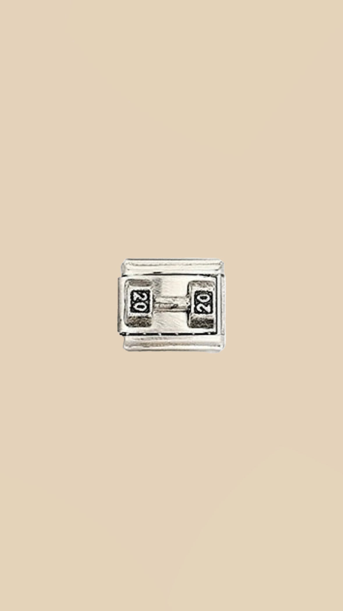 Dumbbell Charm