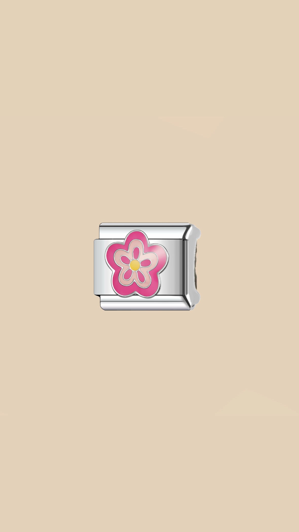 Pink Flower Charm
