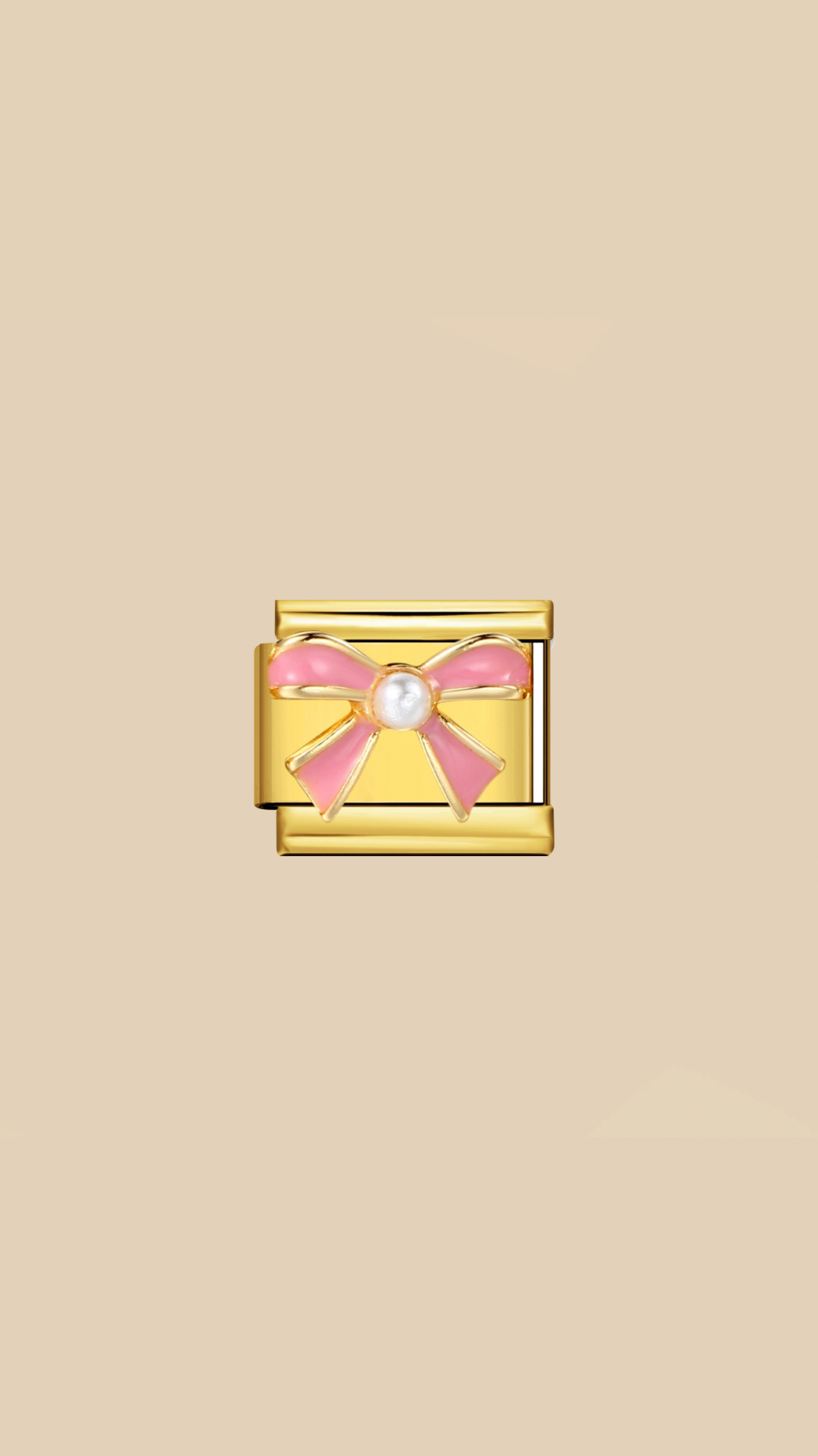 Pink Bow Charm