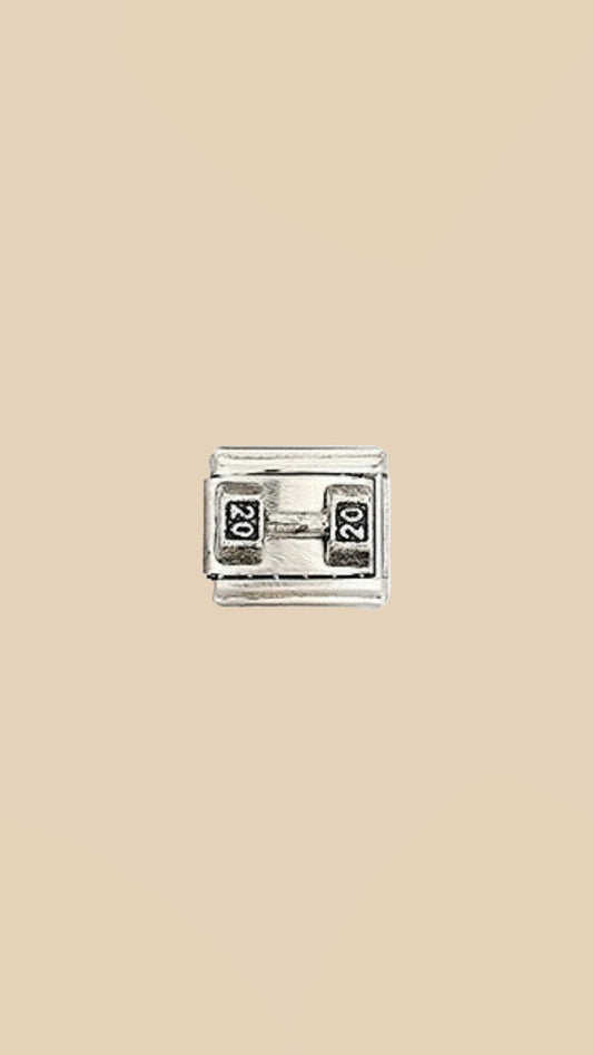 Dumbbell Charm