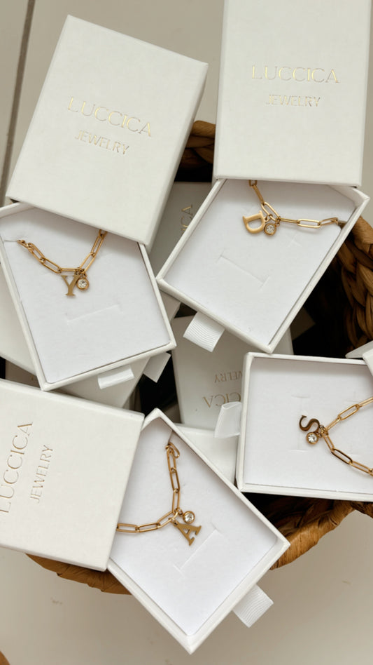 Bright Initial Necklace