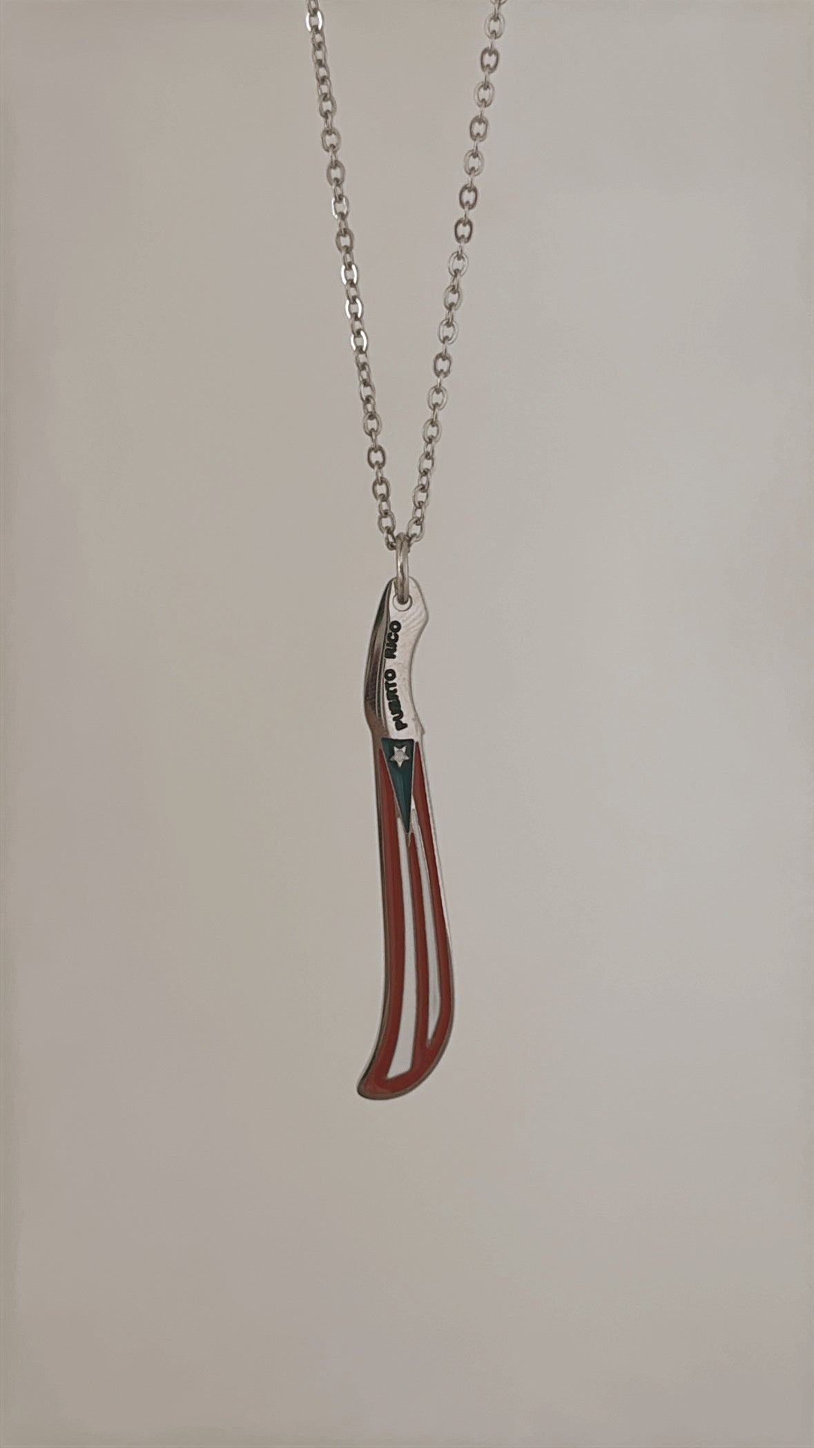 Machete Necklace (Silver)