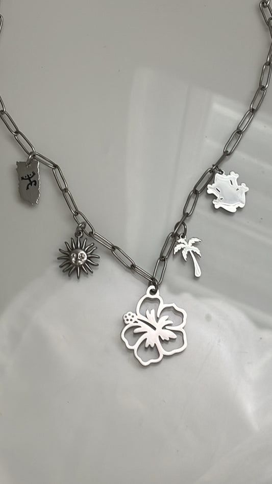 Tropical Necklace (Silver)