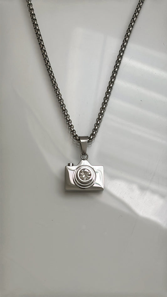 DTMF Camera Necklace (Silver)