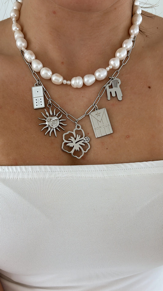 Mi querido borikén Necklace