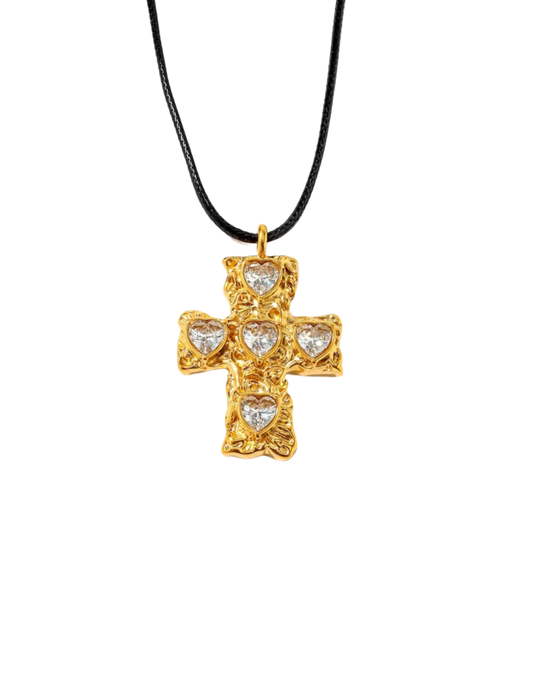 Heart Cross Necklace